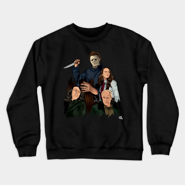 Happy Halloween, Michael Crewneck Sweatshirt by ericchampion